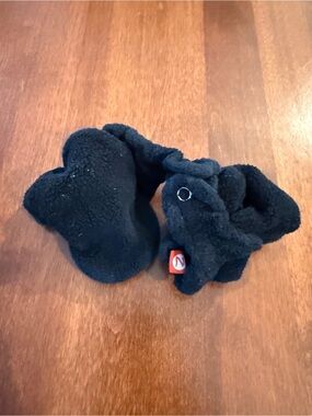 Zutano Kids Black Fleece Mittens